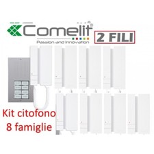kit citofono otto famiglie