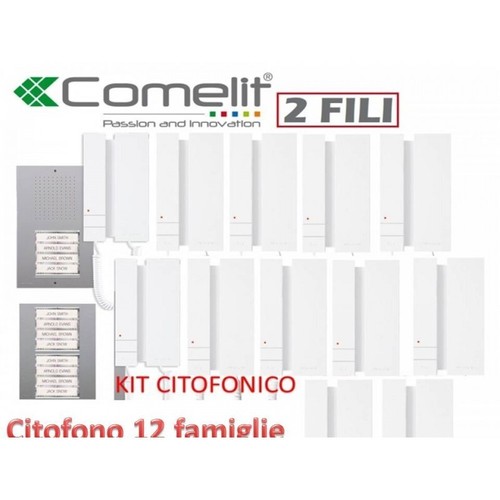 Kit citofono dodici famiglie - kit,