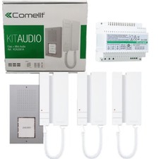 KIT TRE FAMIGLIE CITOFONO