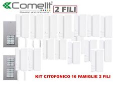 kit citofono sedici  famiglie