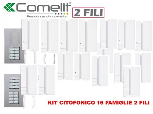 Kit citofono sedici famiglie - citofono,